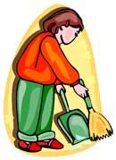 immagine di un sogno di polvere, un sogno di casa e pulizia